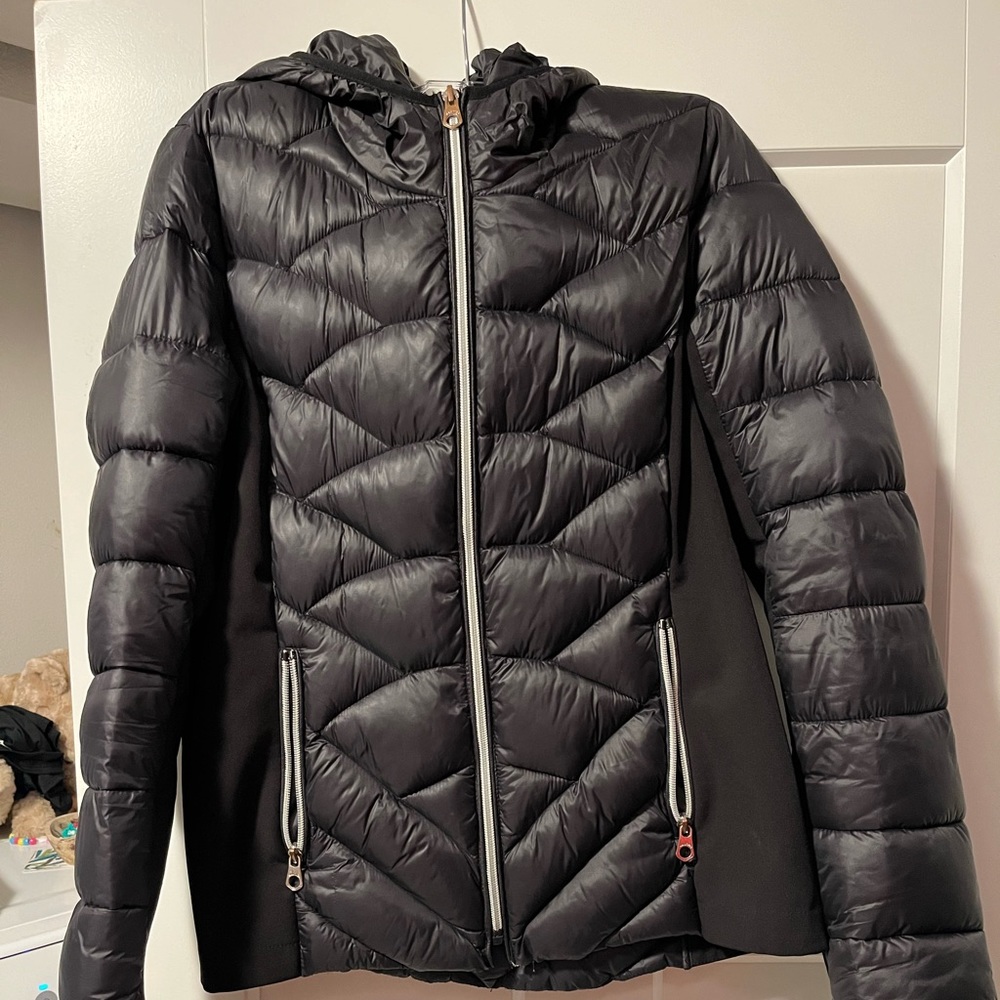 Nautical Black Puffer Style Jacket Women’s small